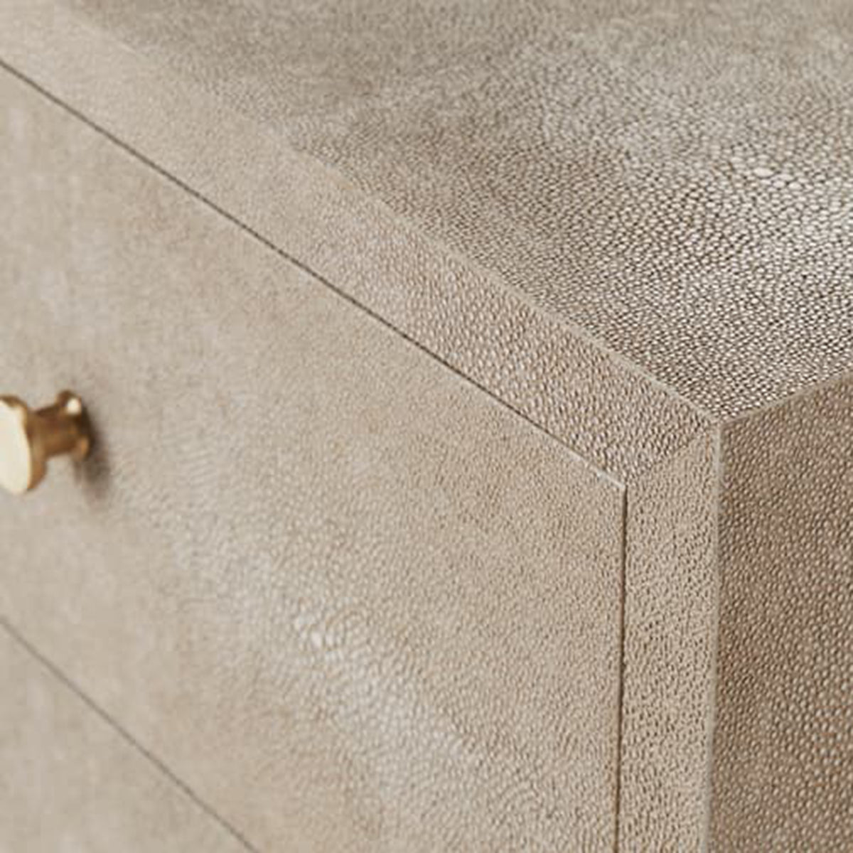Slim Georgia Bedside Table In Cream