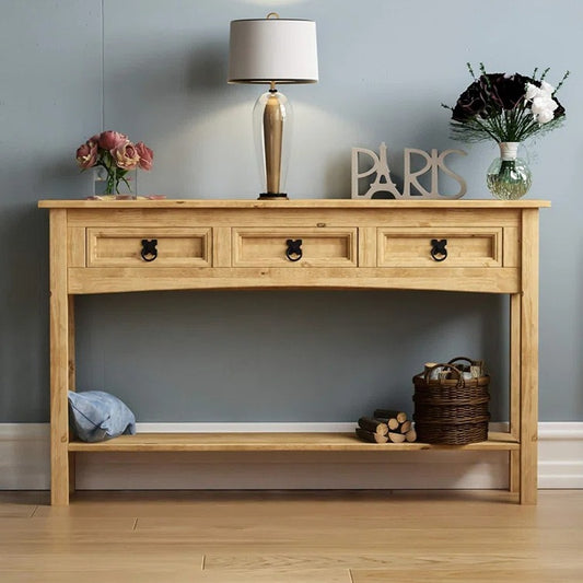Solid Wooden Console Table