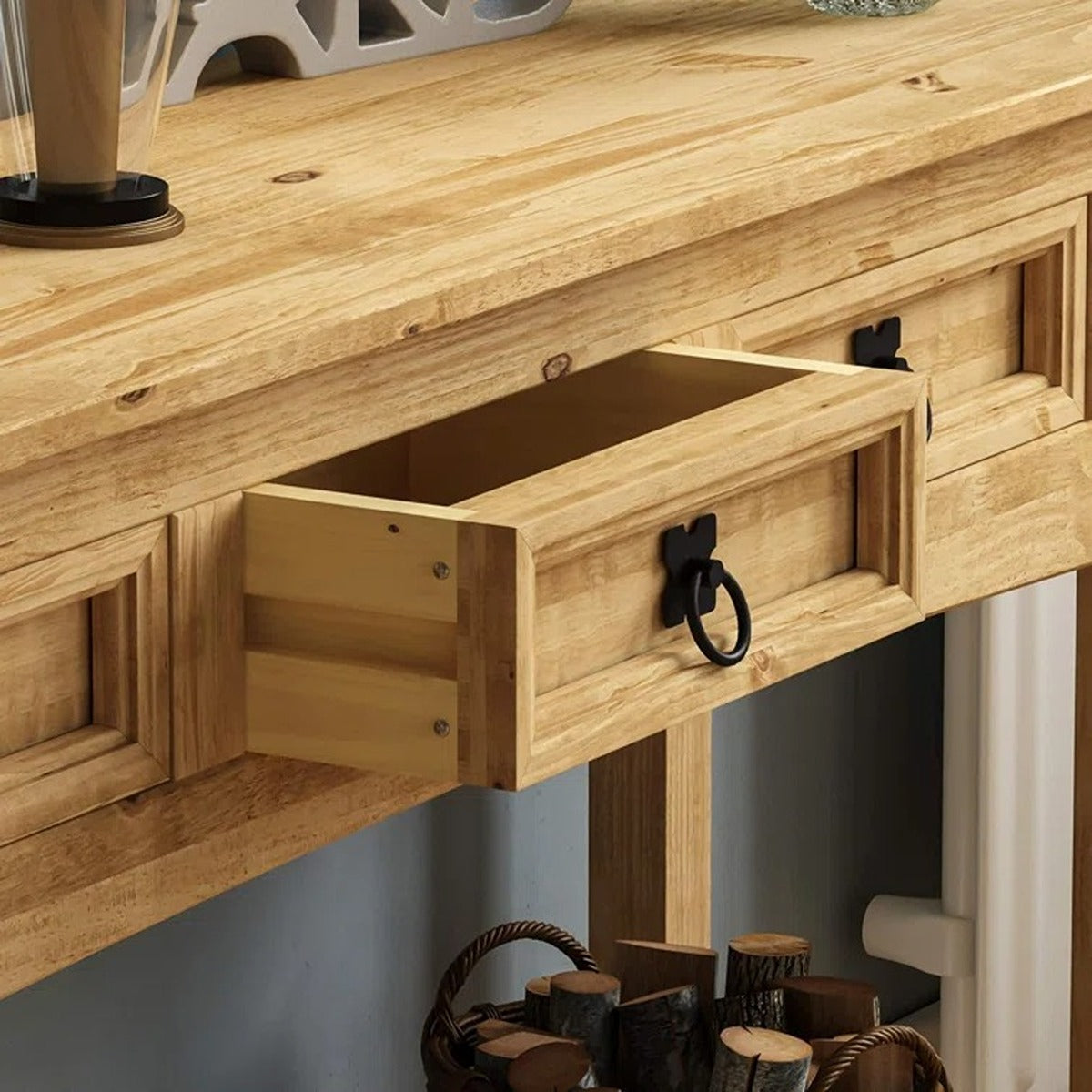 Solid Wooden Console Table