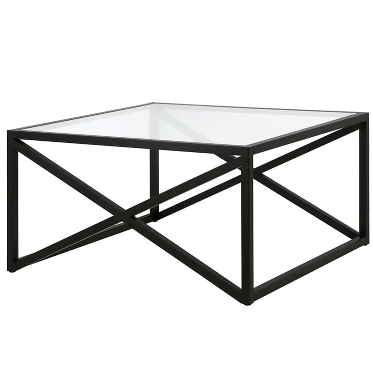 Square Cross Leg Coffee Table