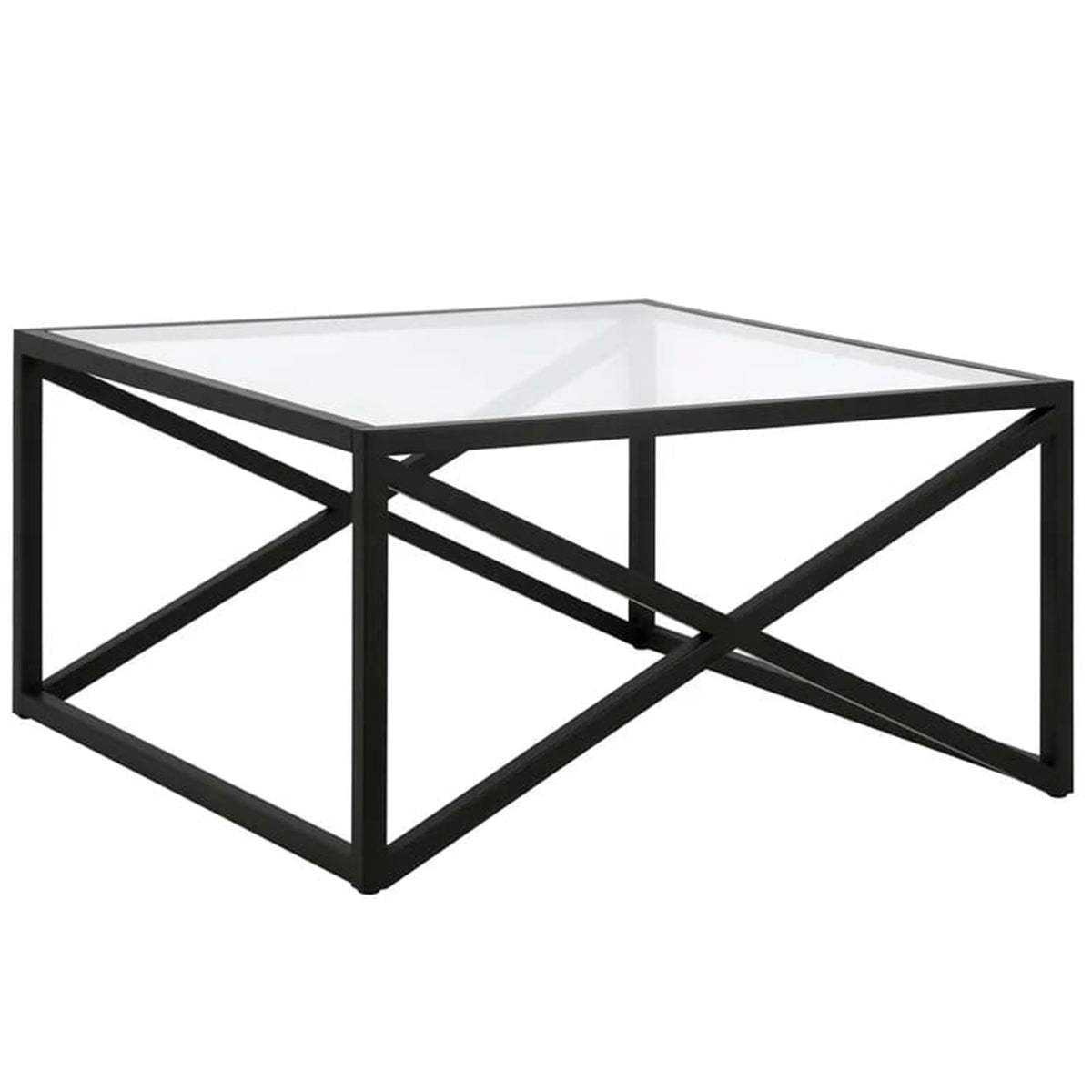 Square Cross Leg Coffee Table