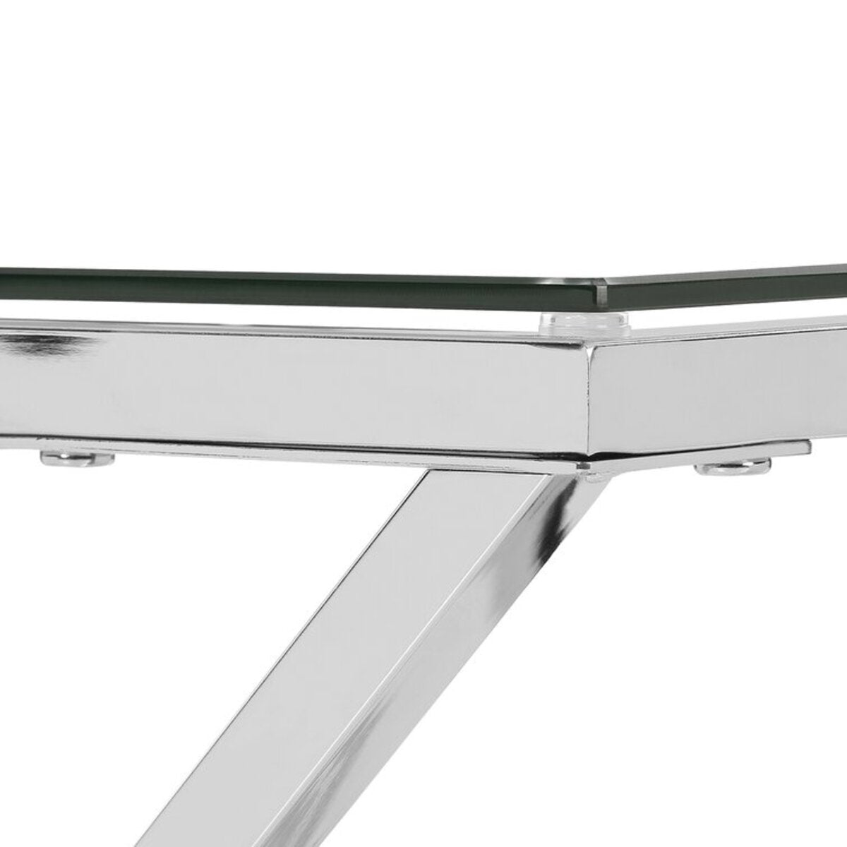 Square Glass Side Table