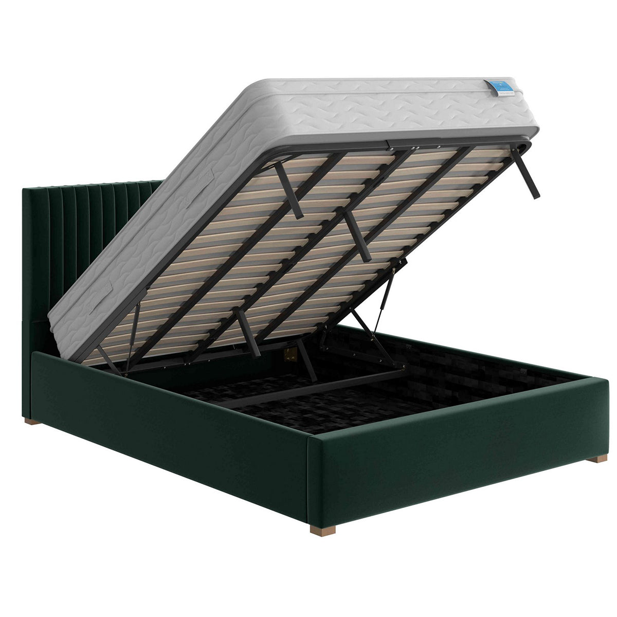 Storage Bed Frame With Headboard