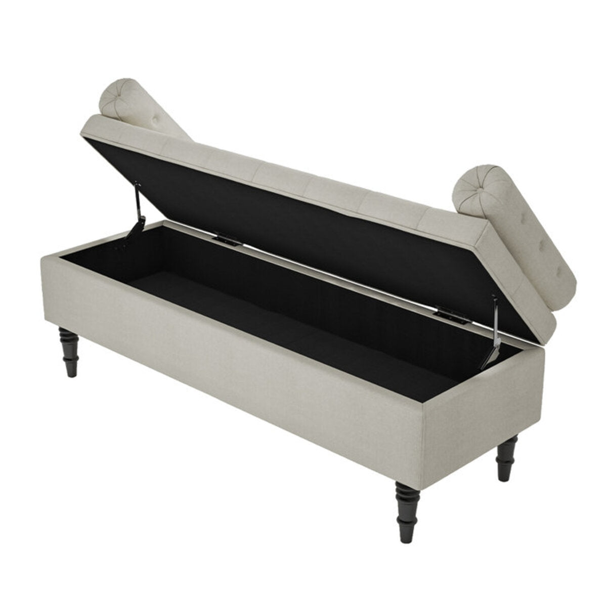 Storage Bench With Luxury Febric Covering