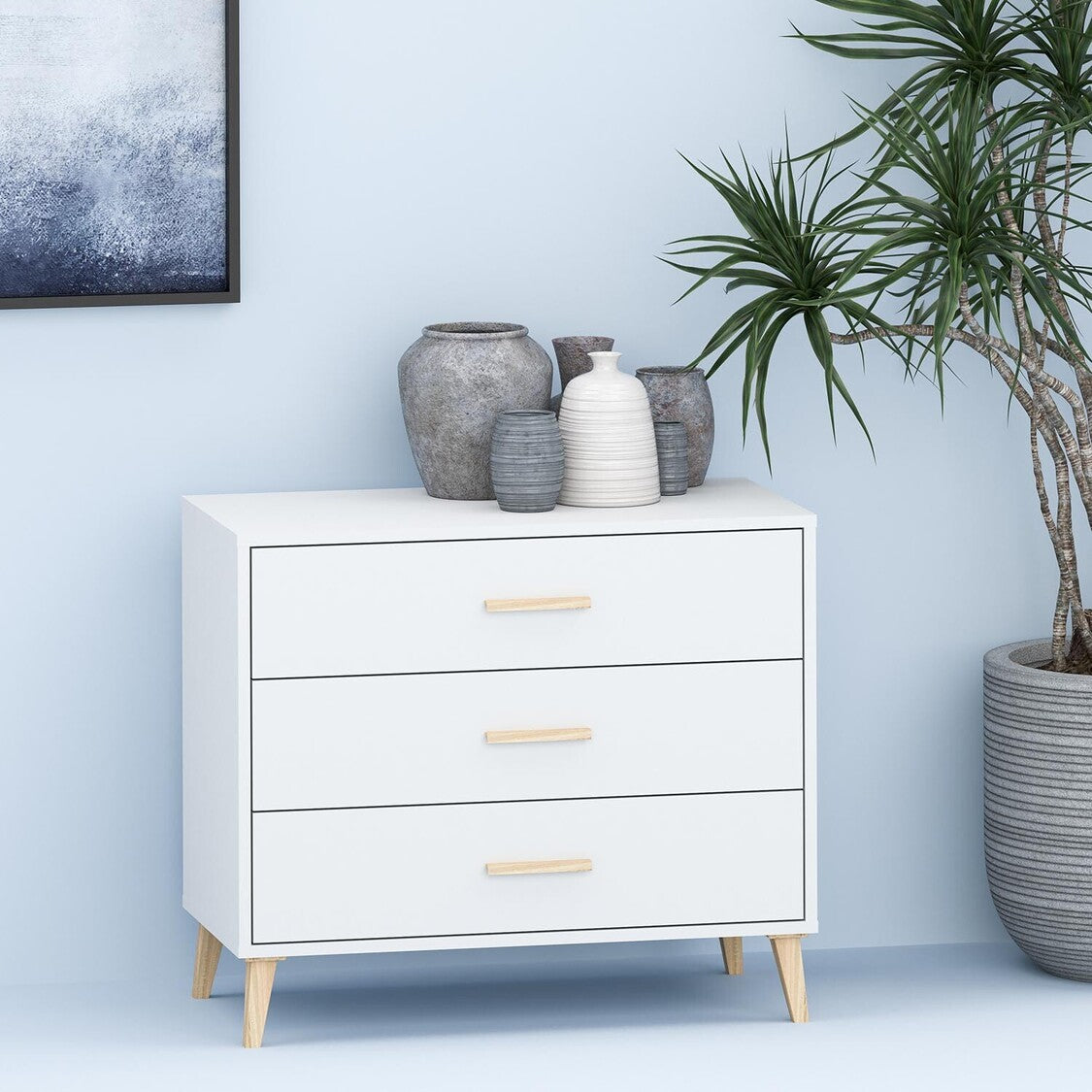 Storage Dresser with Three Drawers