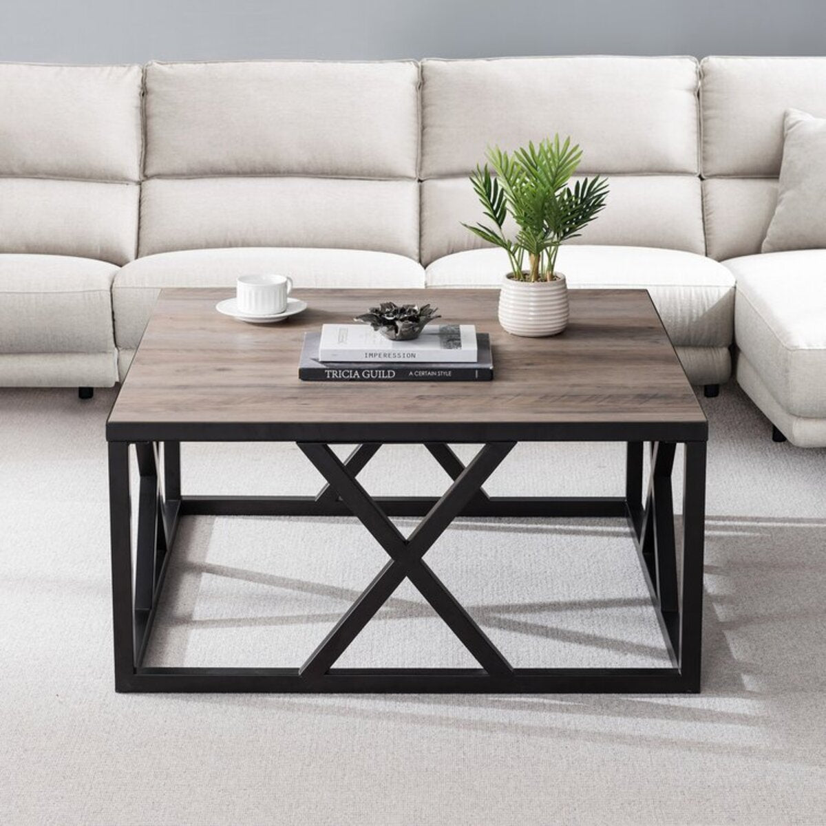 Stylish Square Coffee Table