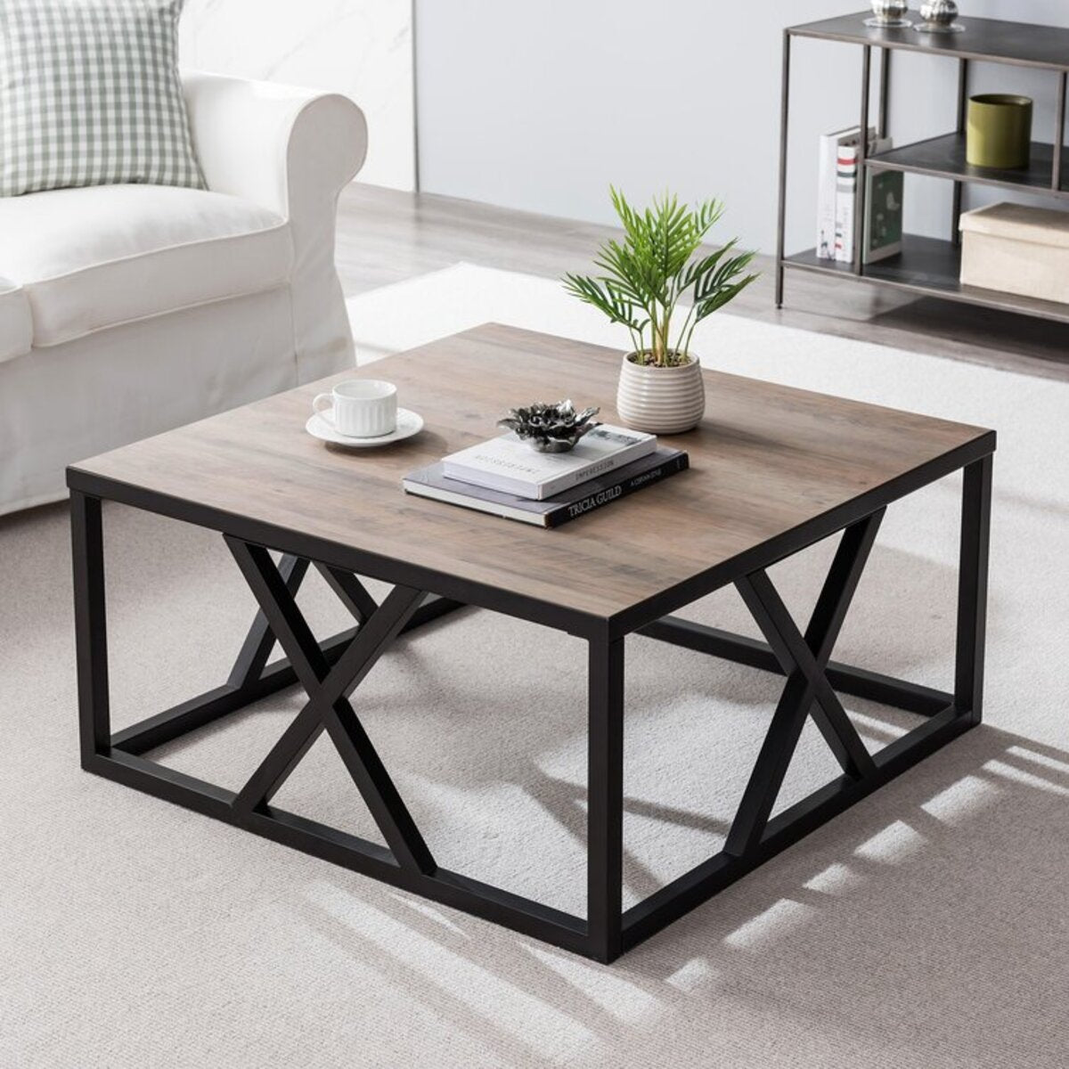 Stylish Square Coffee Table