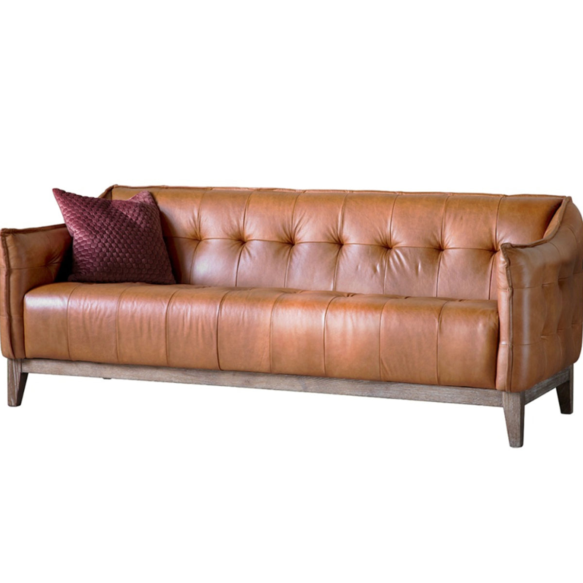 Three Seater Leather Sofa