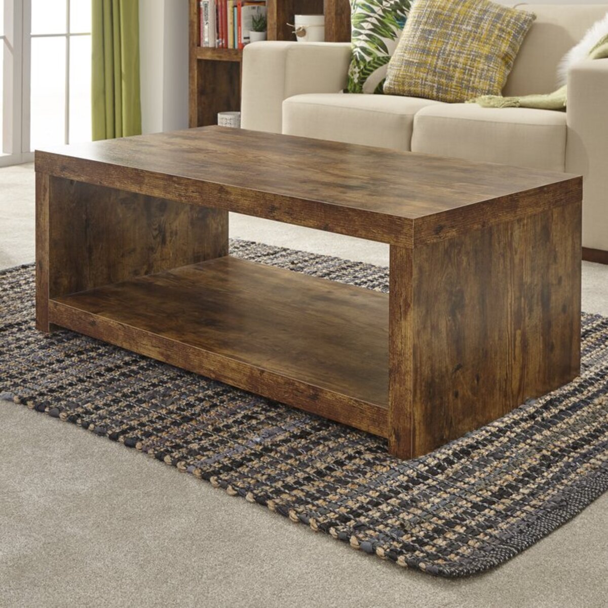 Trestle Storage Coffee Table