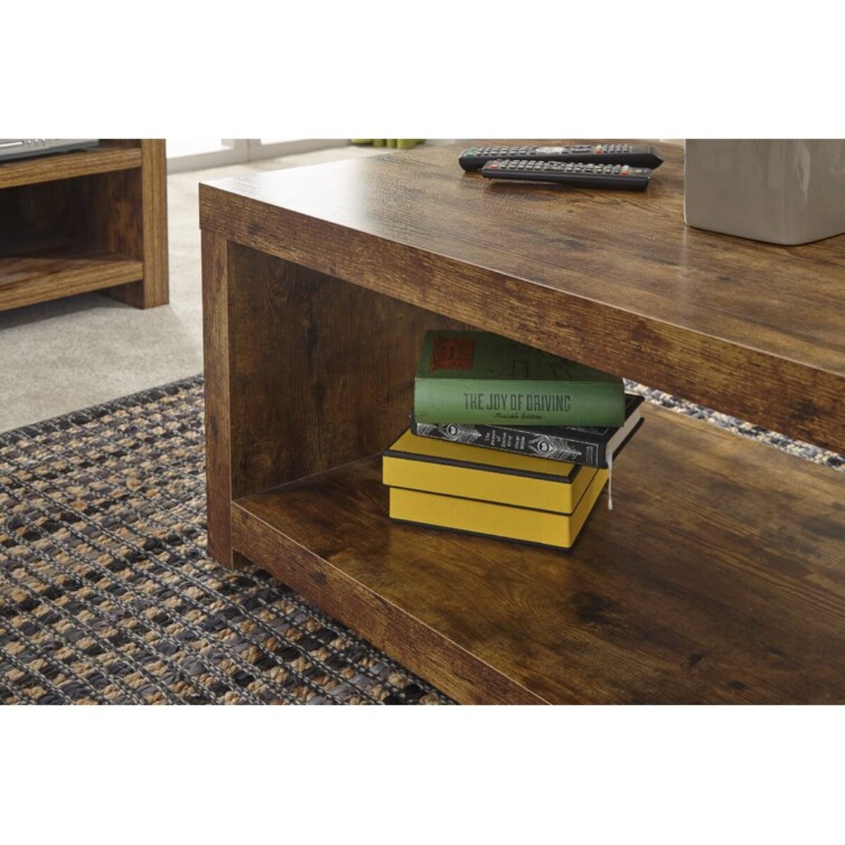 Trestle Storage Coffee Table