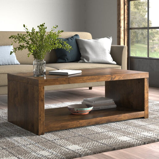 Trestle Storage Coffee Table