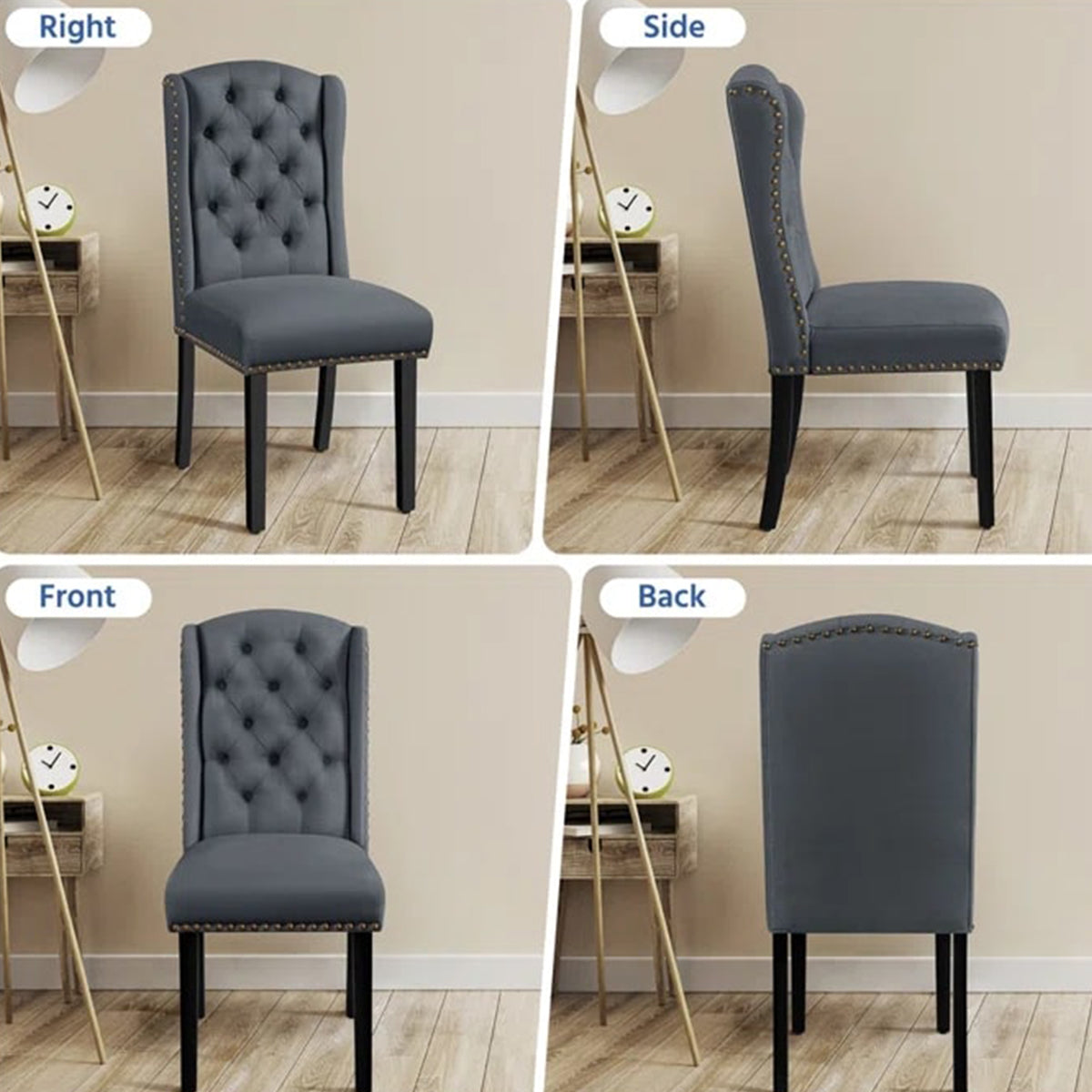 Tufted Polyester Blend Side Chair