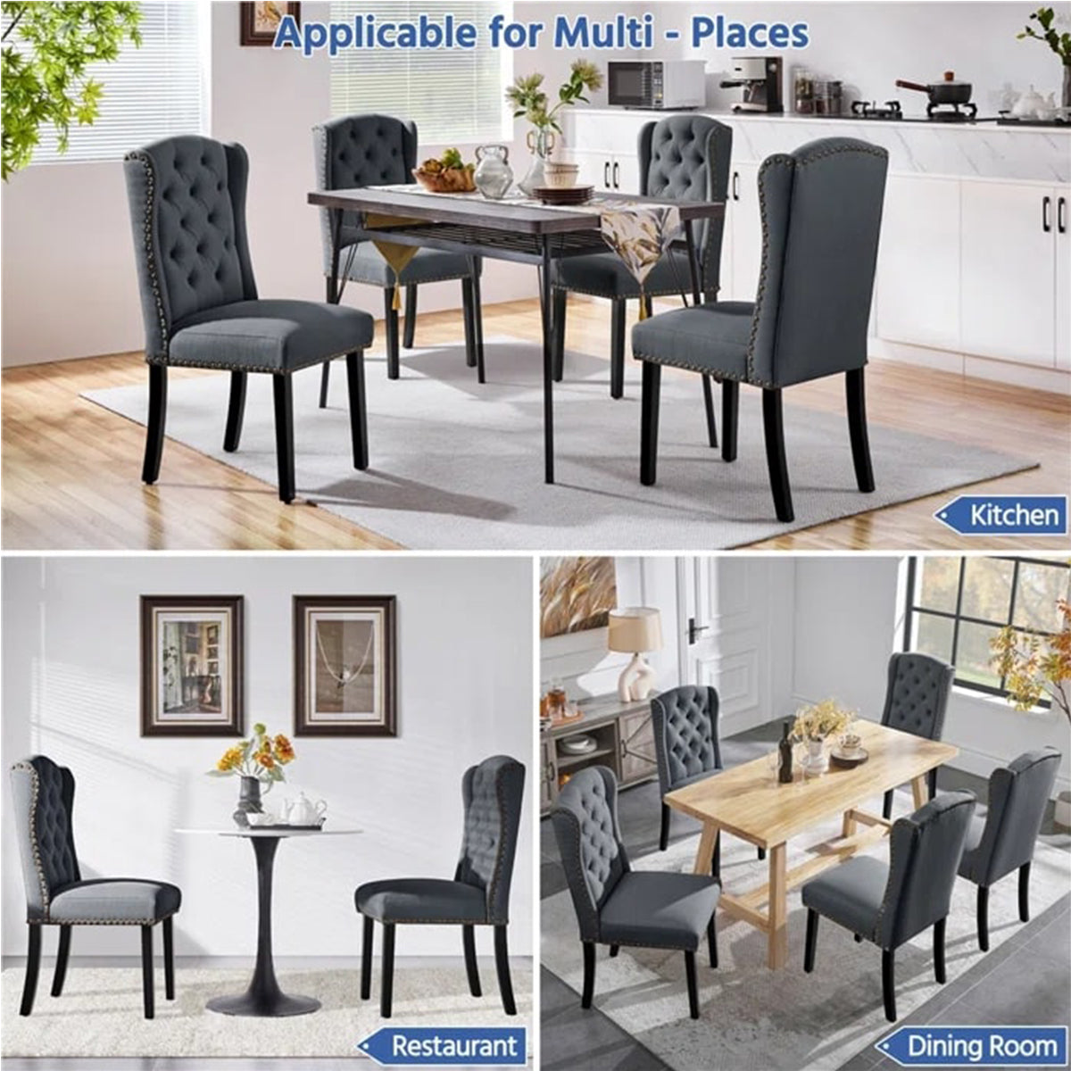 Tufted Polyester Blend Side Chair