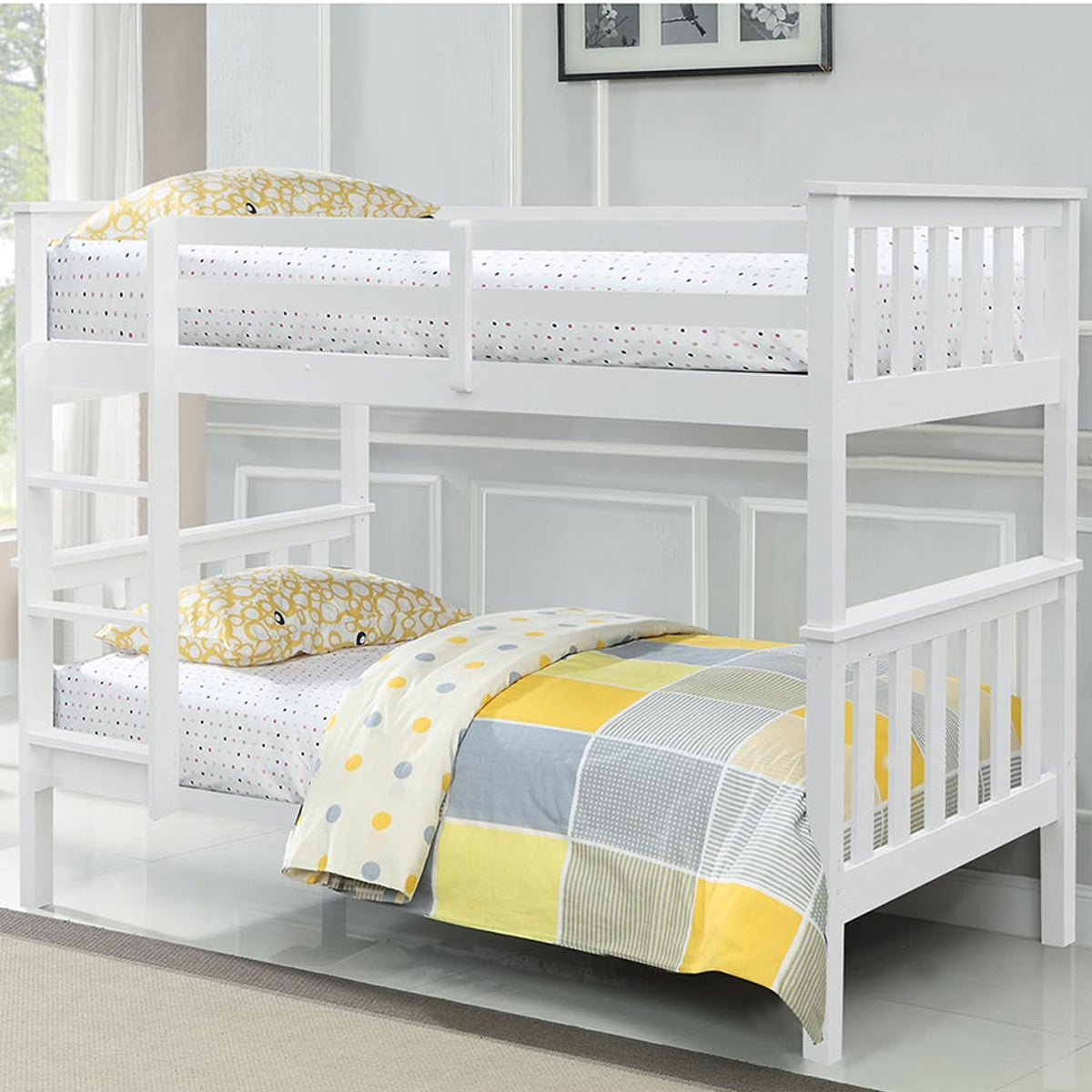 Twin Bunk Bed With Ladder