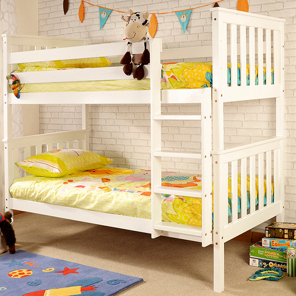 Twin Bunk Bed With Ladder