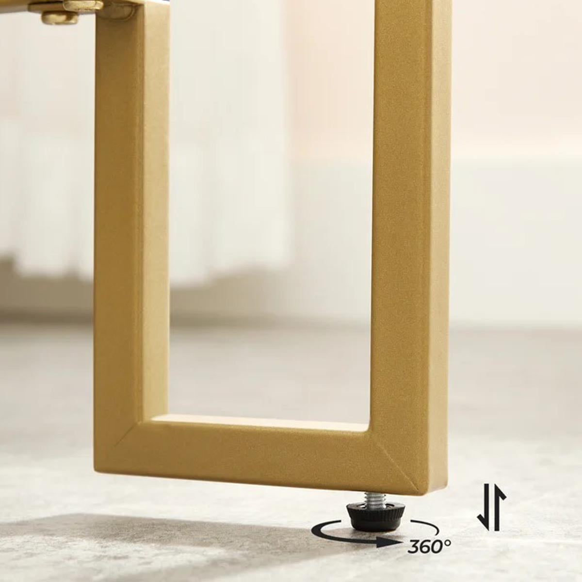 Two-Tiered Glass Console Table