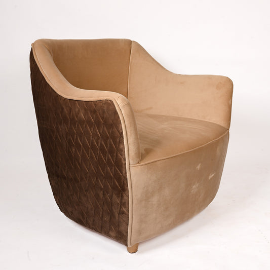 Two-Toned Upholstered Arm Chair