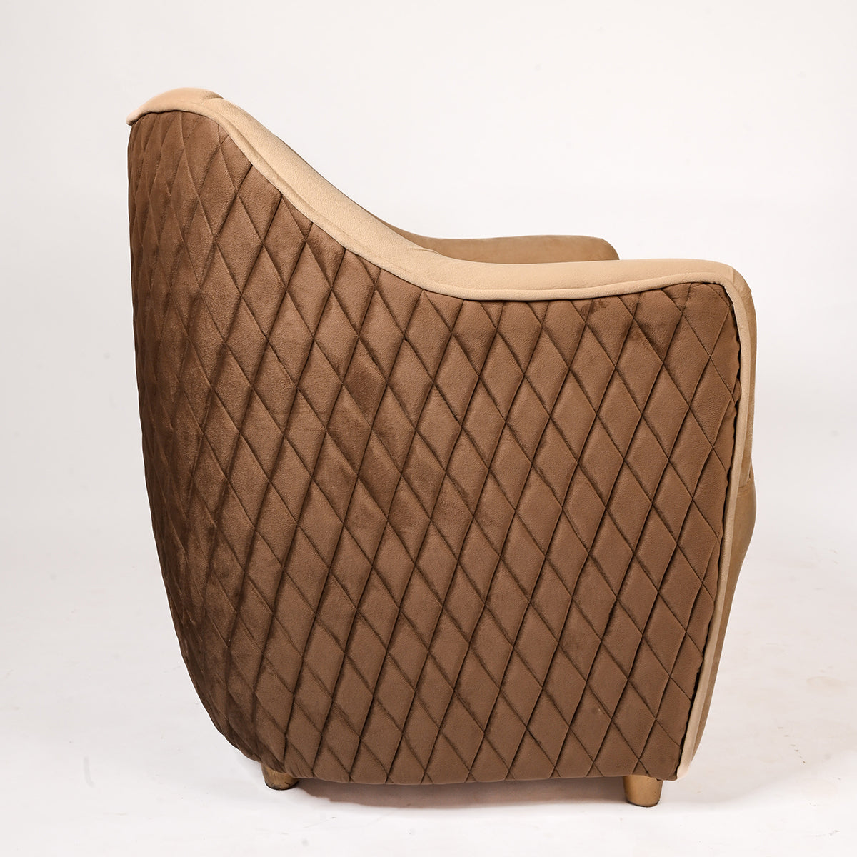 Two-Toned Upholstered Arm Chair