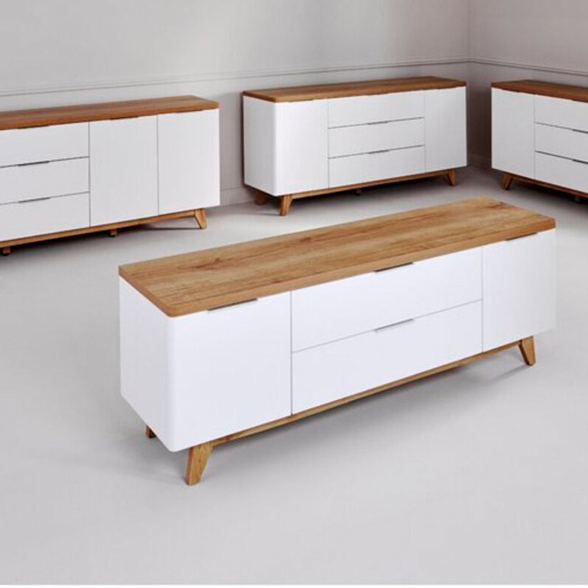 Two-Toned Wooden Sideboard