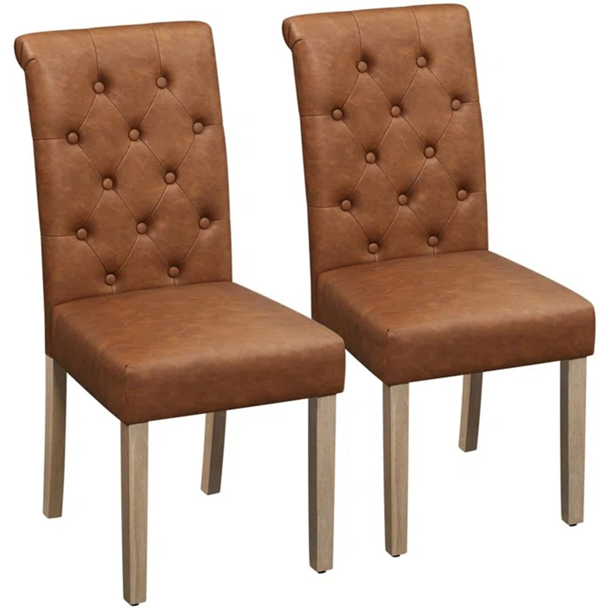 Tufted Upholstered Parsons Chair