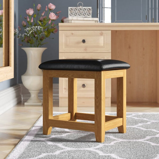 Vanity Solid Wooden Stool