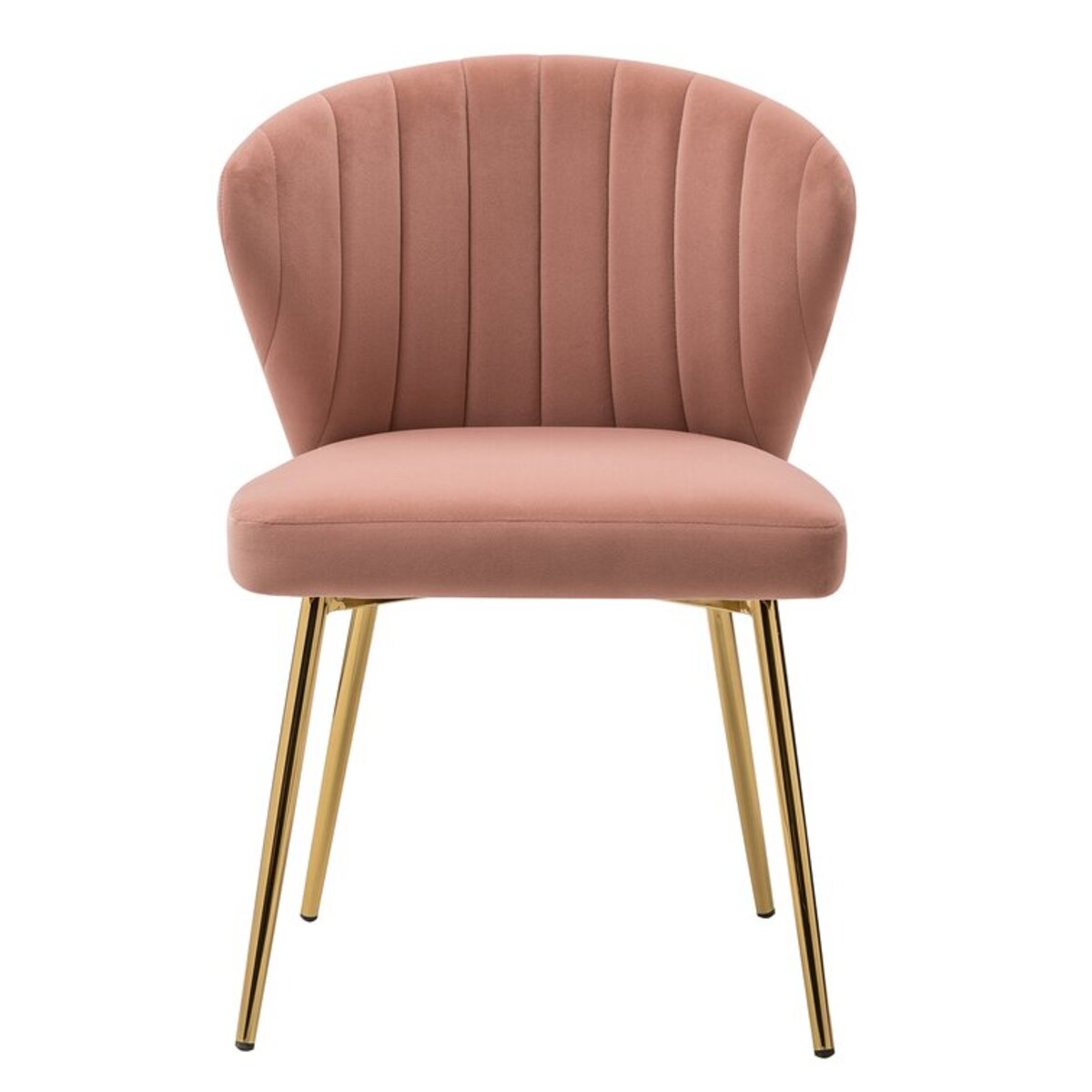 Velvet Tub Chair With Tufted Back