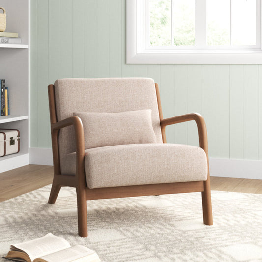 Wide Mid Century Modern Armchair