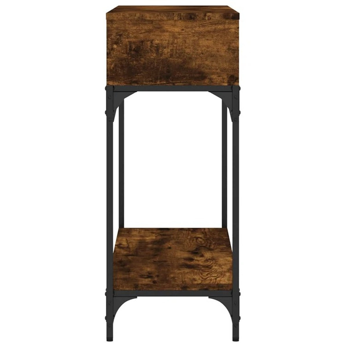Wood and Metal Console Table