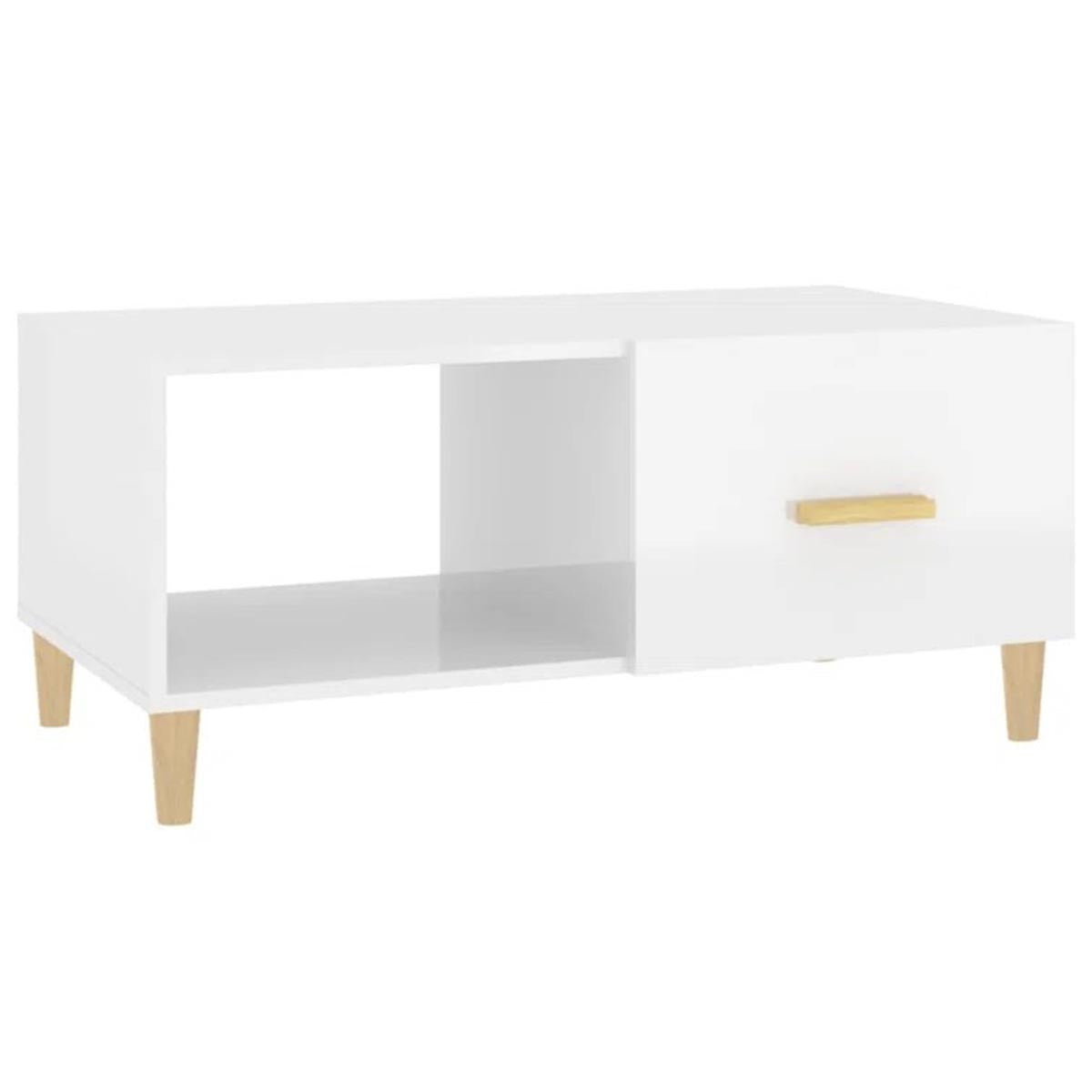 Wooden Coffee Table With Drawer