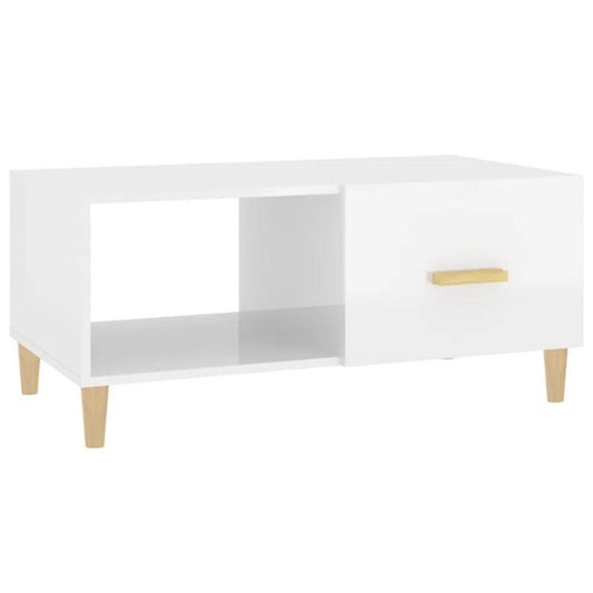 Wooden Coffee Table With Drawer