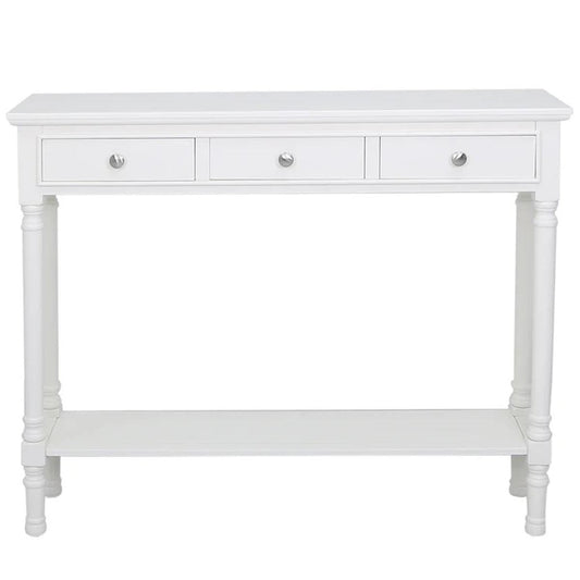 Wooden Console Table with Storage