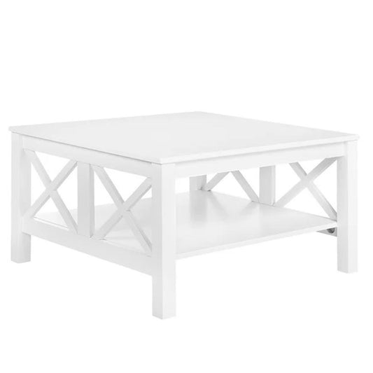 Wooden Two-Tiered Coffee Table
