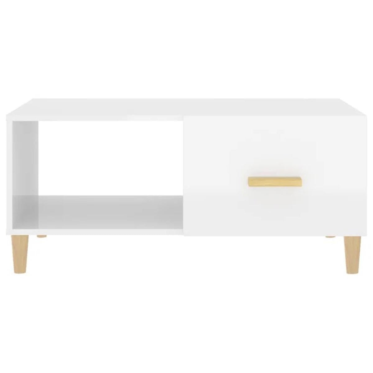 Wooden Coffee Table With Drawer