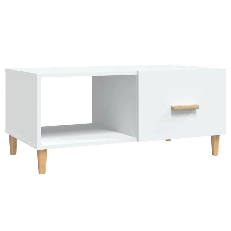 Wooden Coffee Table With Drawer