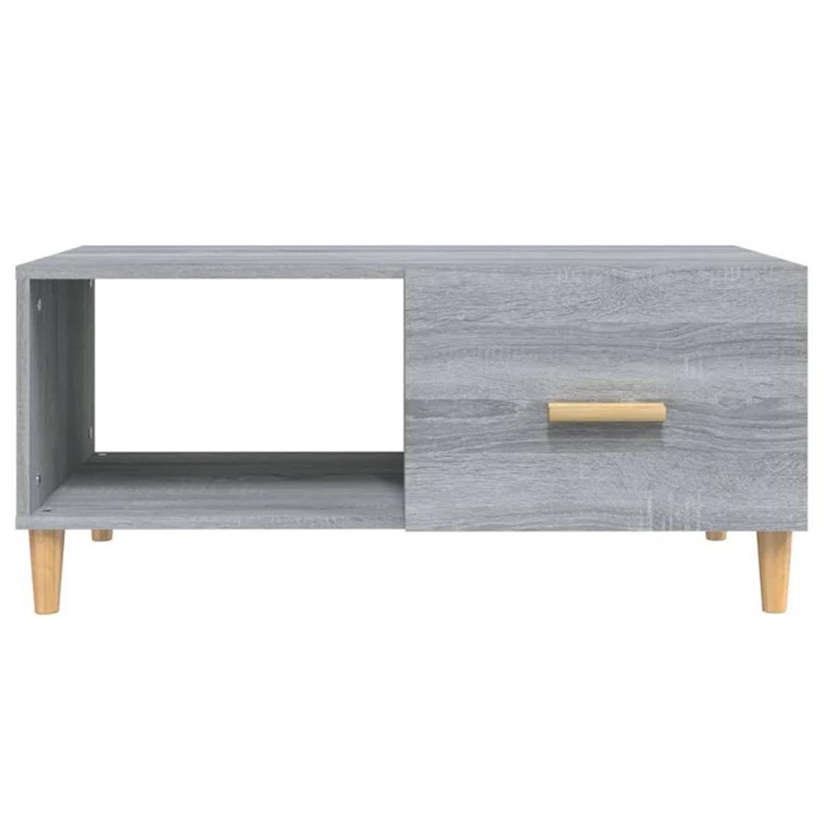 Wooden Coffee Table With Drawer