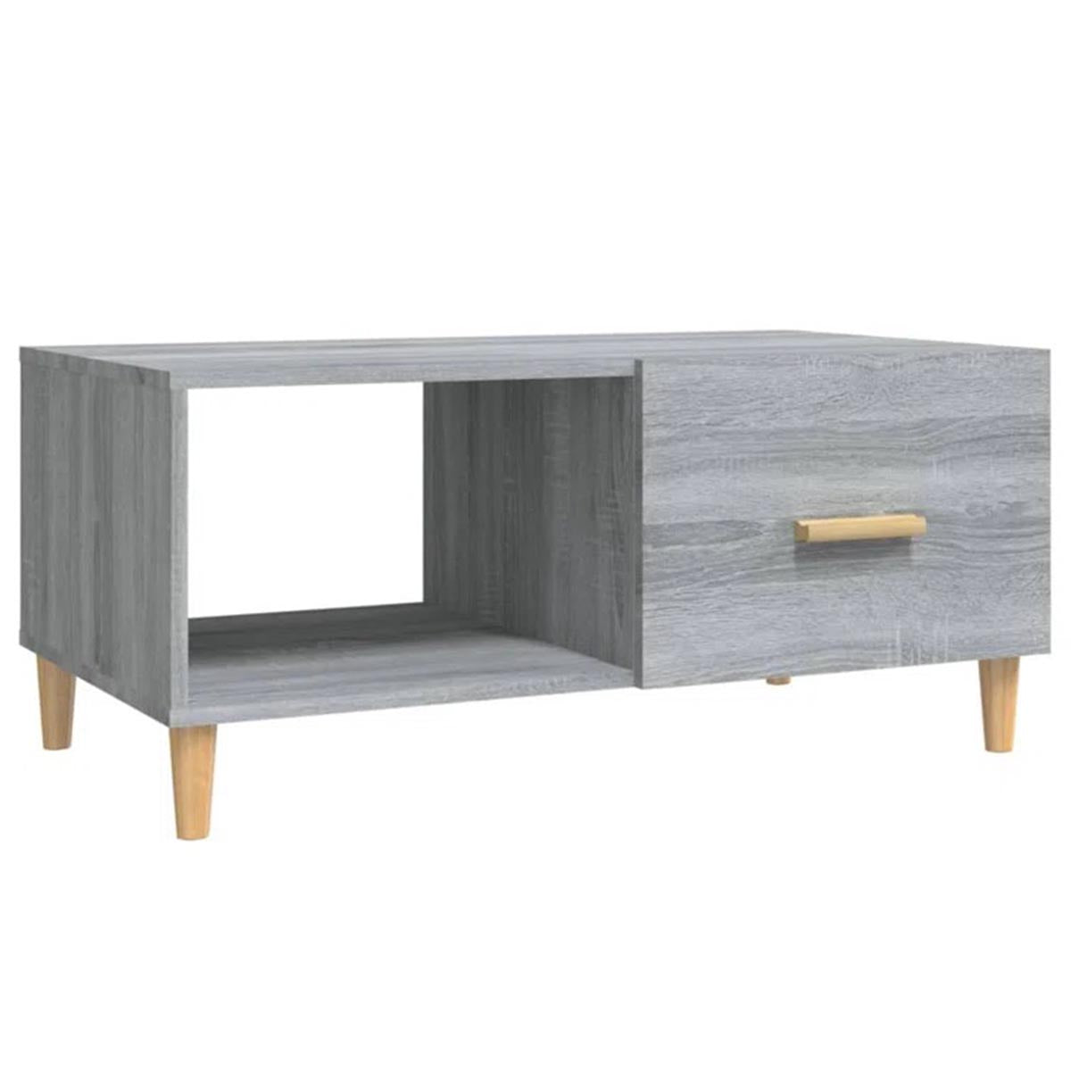 Wooden Coffee Table With Drawer
