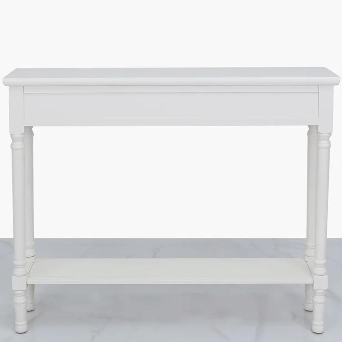 Wooden Console Table with Storage