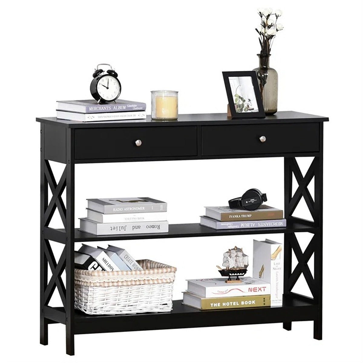 X Design Wooden Console Table