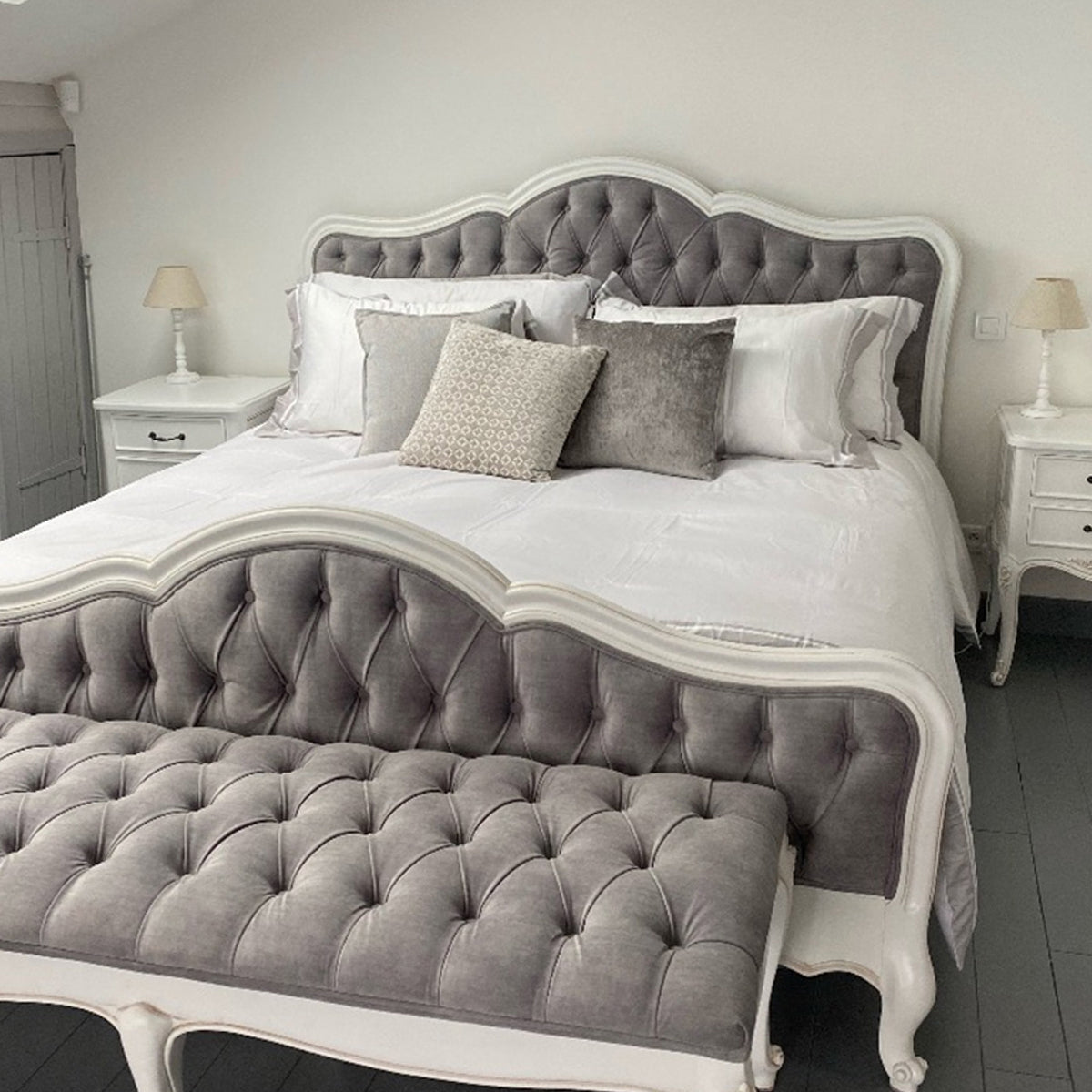 Yasmin French Style Tufted Bed