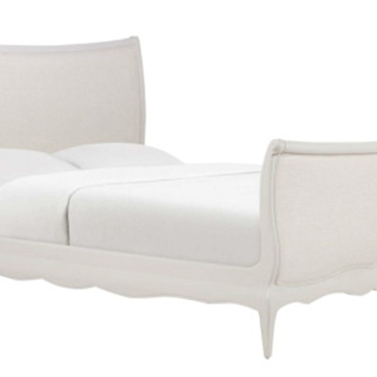 French Style Bed With High Footboard
