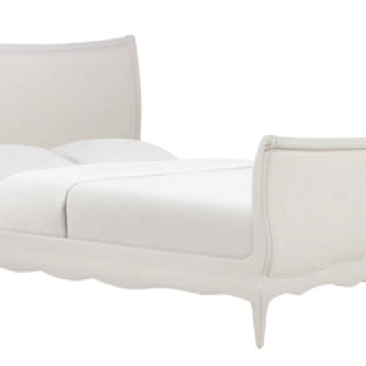 French Style Bed With High Footboard