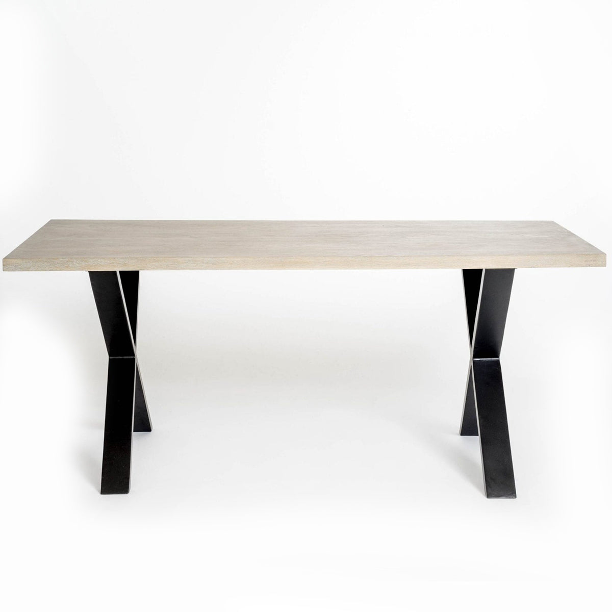 Rectangular Crossed Legs Dining Table