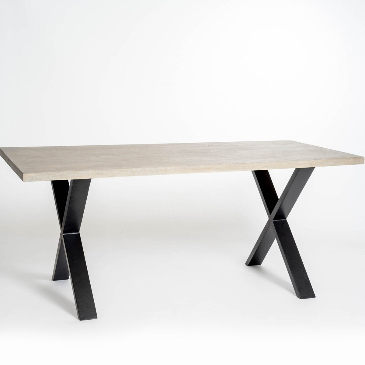 Rectangular Crossed Legs Dining Table