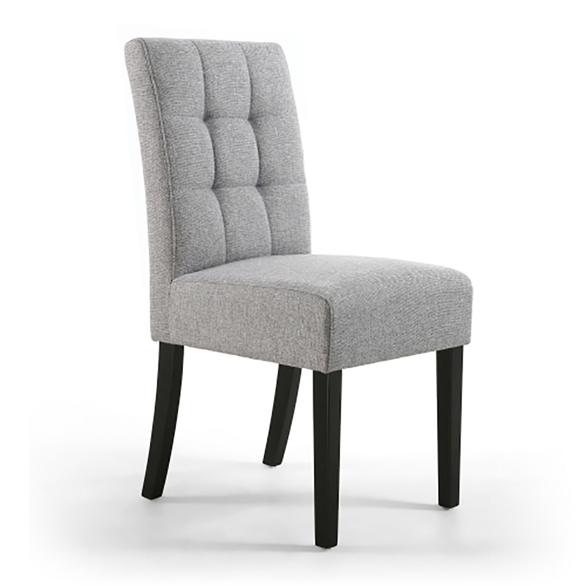 Linen Upholstery Chair With Tufted Back